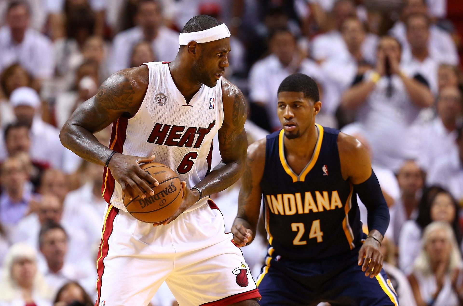 LeBron James (left) and Paul George