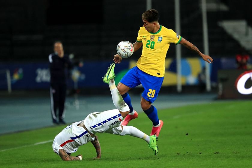 Marquinhos #4 Brazil National Team 2022 Qatar World Cup Away Men