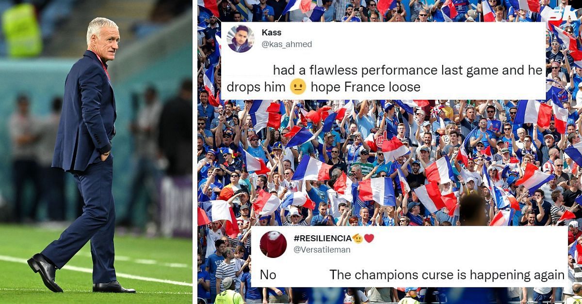 Fans fume as France drop &lsquo;flawless&rsquo; performer to the bench for game against Denmark