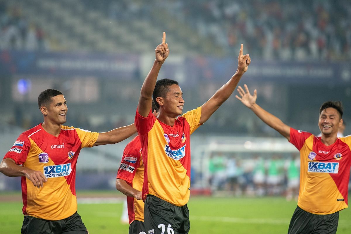 Semboi scored the first goal of the game today (Image courtesy: ISL Media)