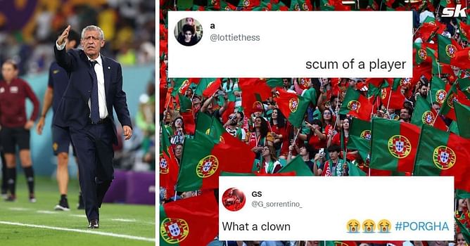 “Scum of a player”, “What a cheat” – Fans react furiously to what Portugal star did during FIFA World Cup clash against Ghana
