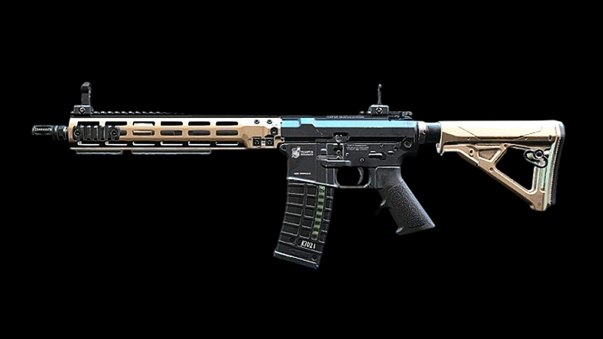 The M4 assault rifle in Modern Warfare 2 (Image via Activision)