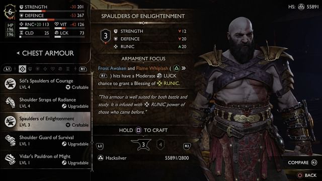 Best God of War Ragnarok Runic build