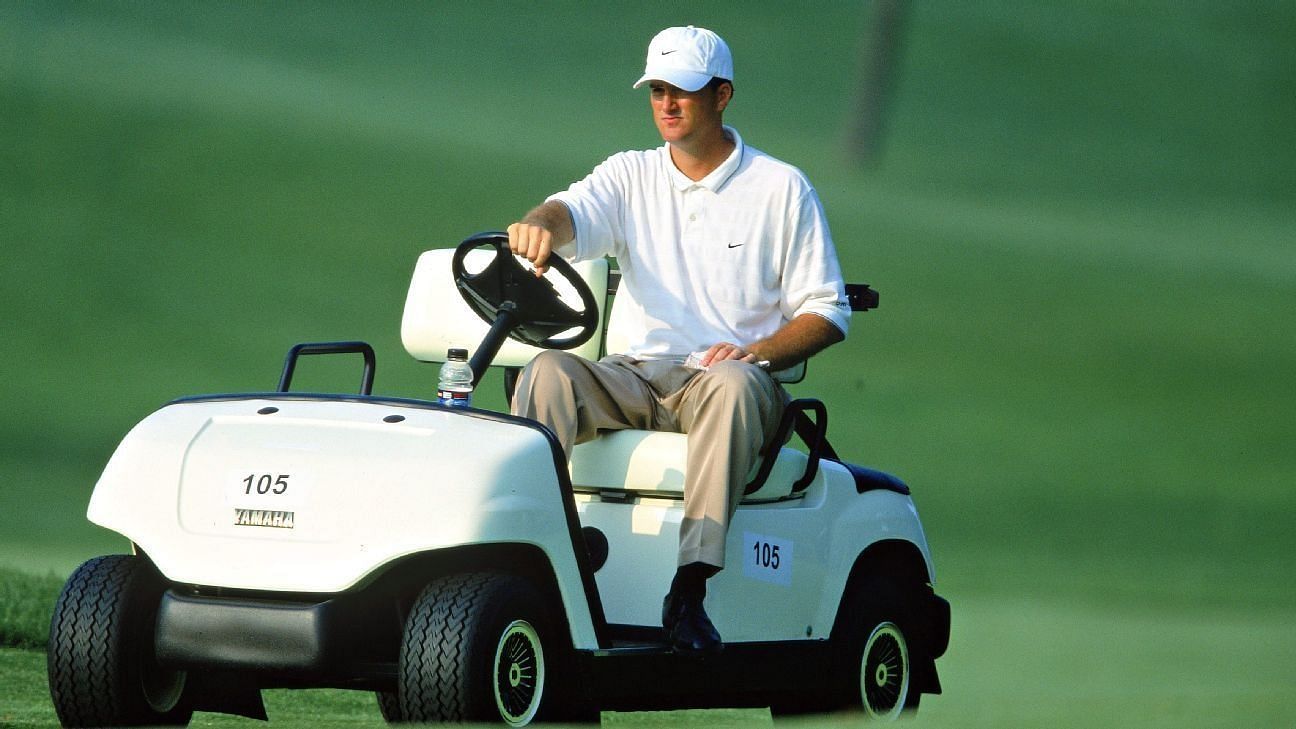Casey Martin played an important role in the use of golf carts in the PGA Tour (Image via ESPN/AP)