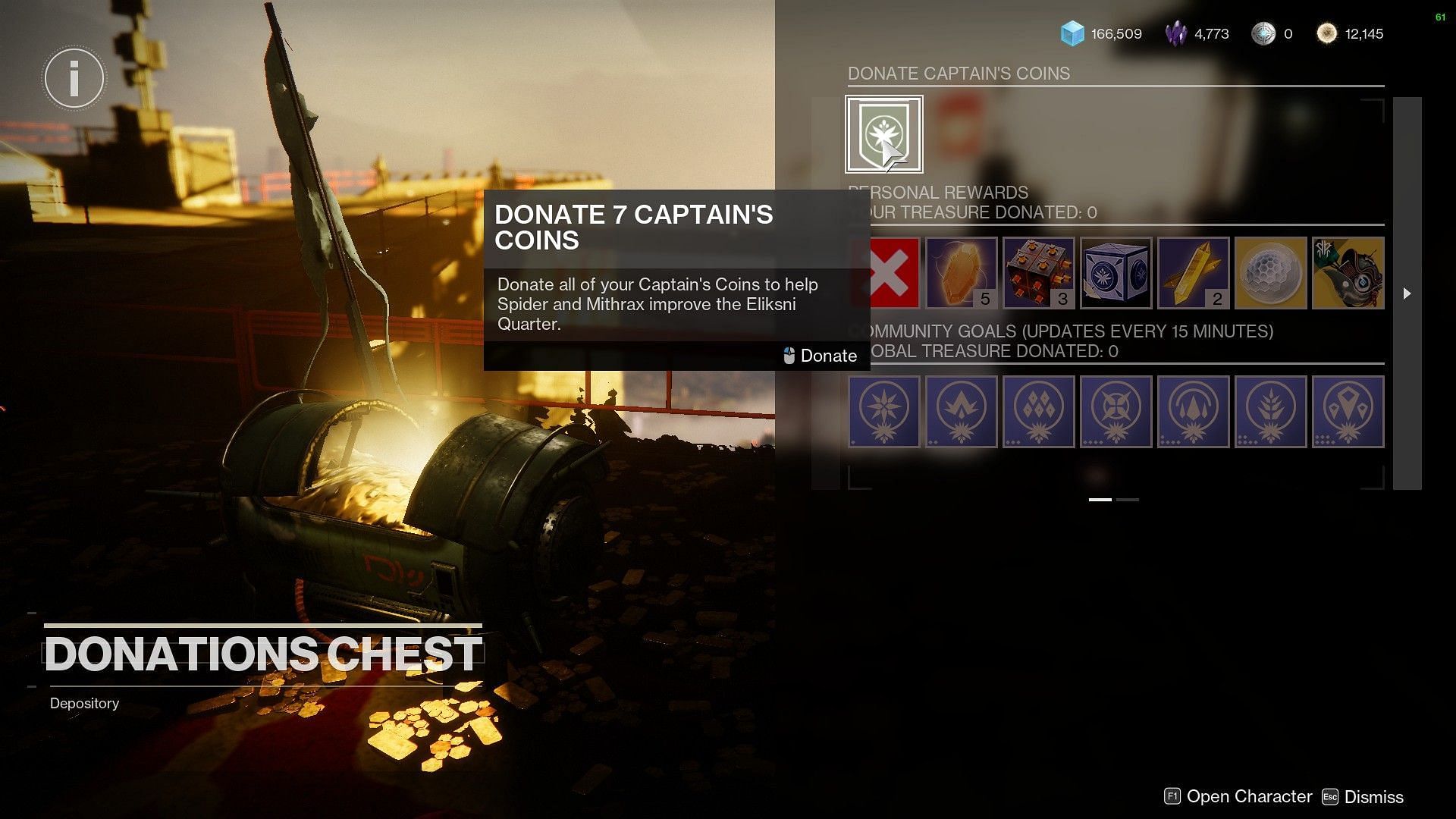 Donation chest (Image via Destiny 2)