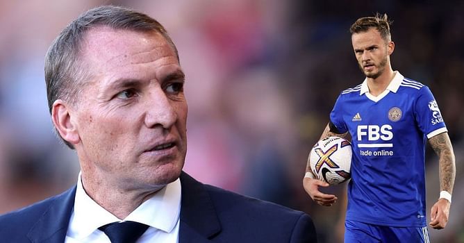 Leicester City manager Brendan Rodgers provides injury update on England star James Maddison