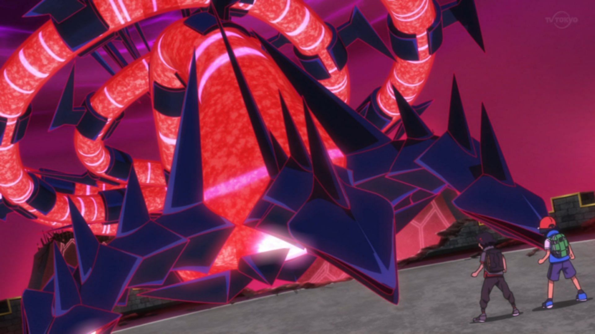 Legendary Pokemon Eternatus makes an appearance (Image via OLM Incorporated)