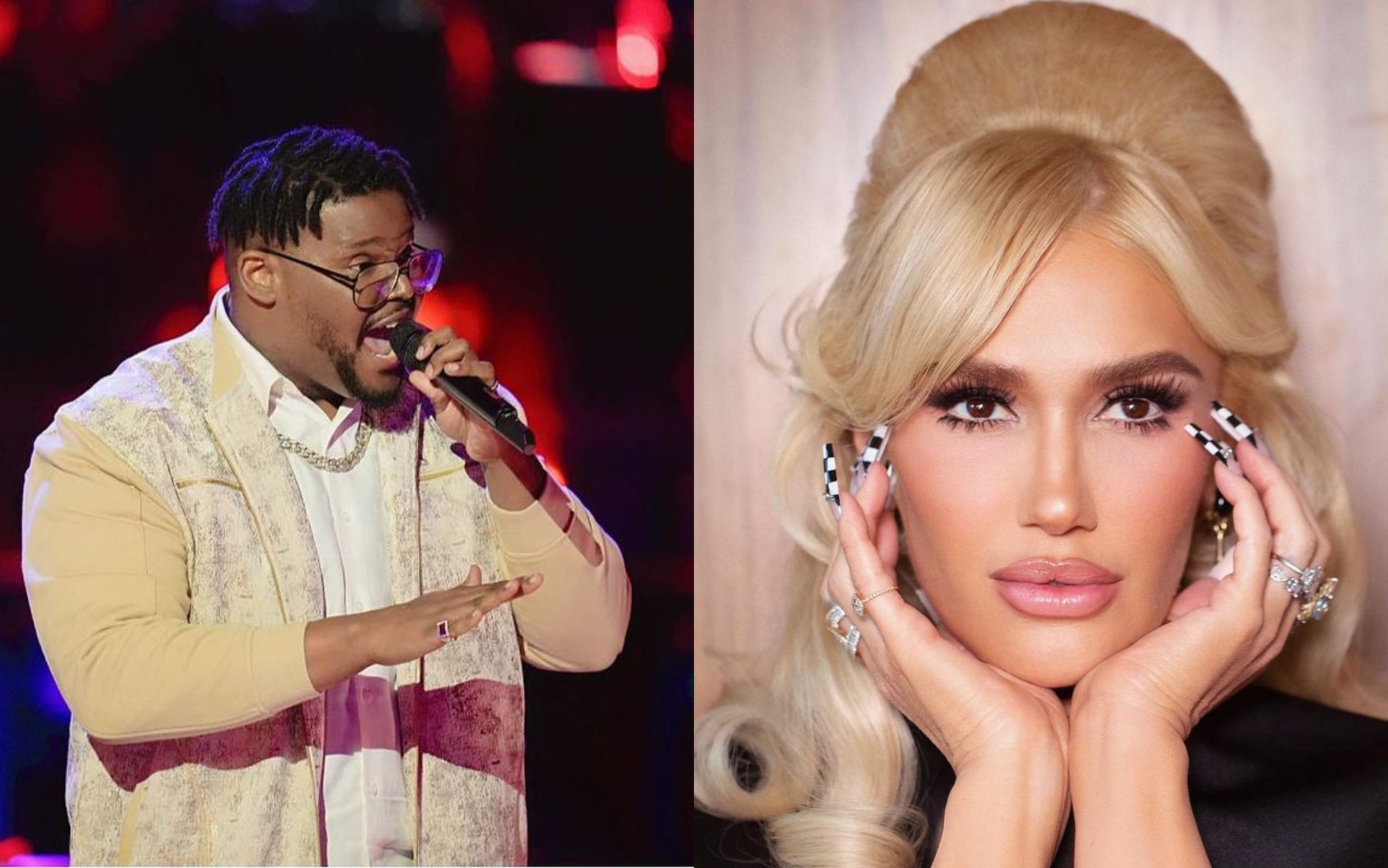 Gwen Stefani calls herself a fan of Justin Aaron (Images via jaaron_88 and gwenstefani/ Instagram)