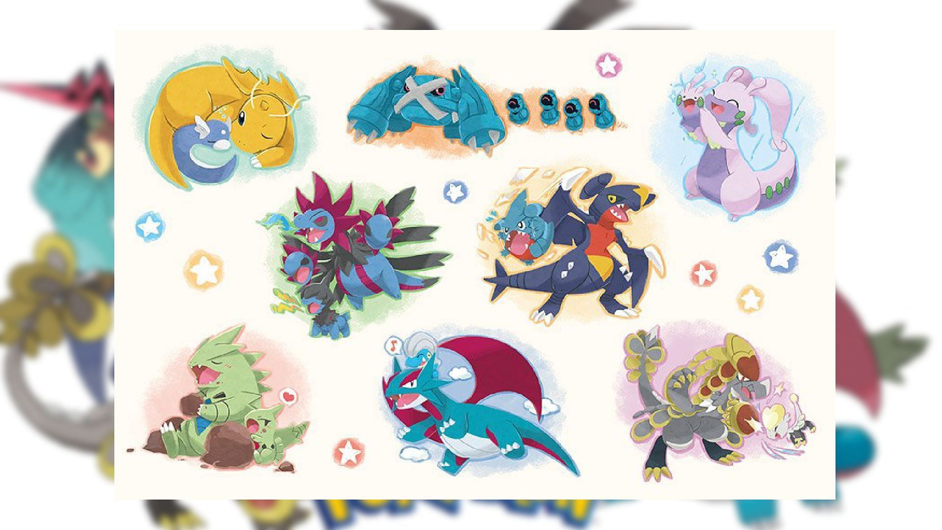 Pseudo-legendary Pokemon (Image via Pokemon)