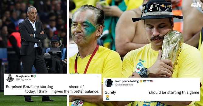 “Should be starting this game”, “Gives them better balance” – Fans can’t believe Brazil left 25-year-old star out of starting line-up for FIFA World Cup game against Serbia