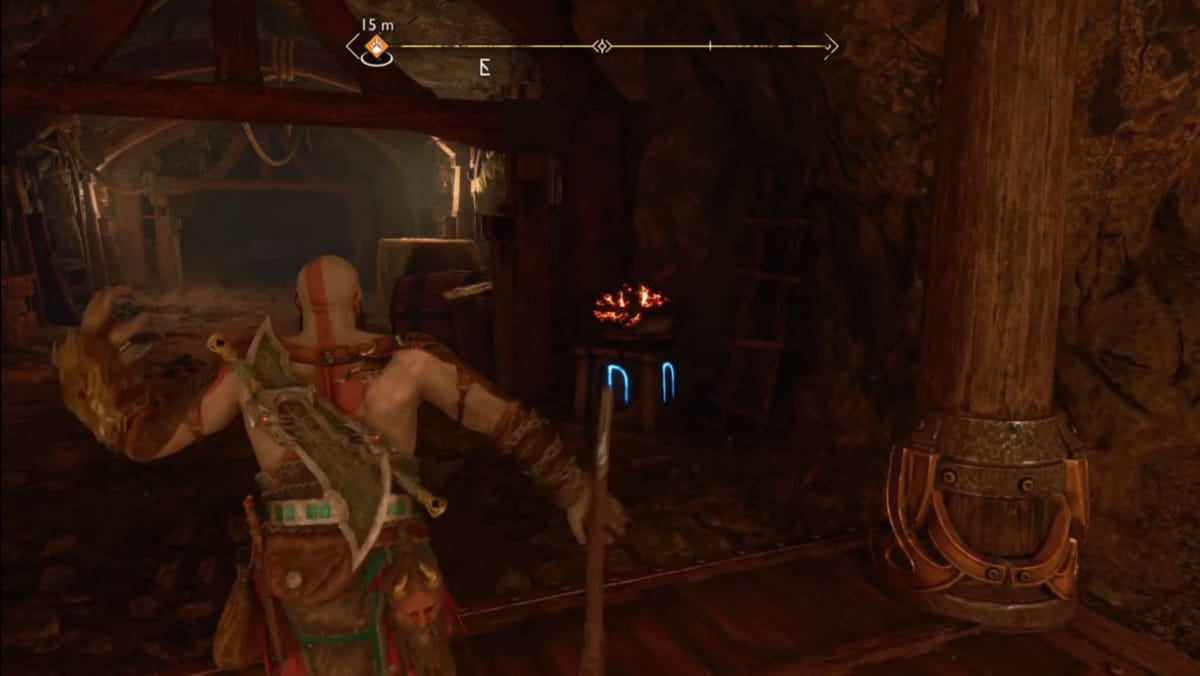 Nornir Chest God of War Ragnarok How to find and solve Myrkr Tunnels