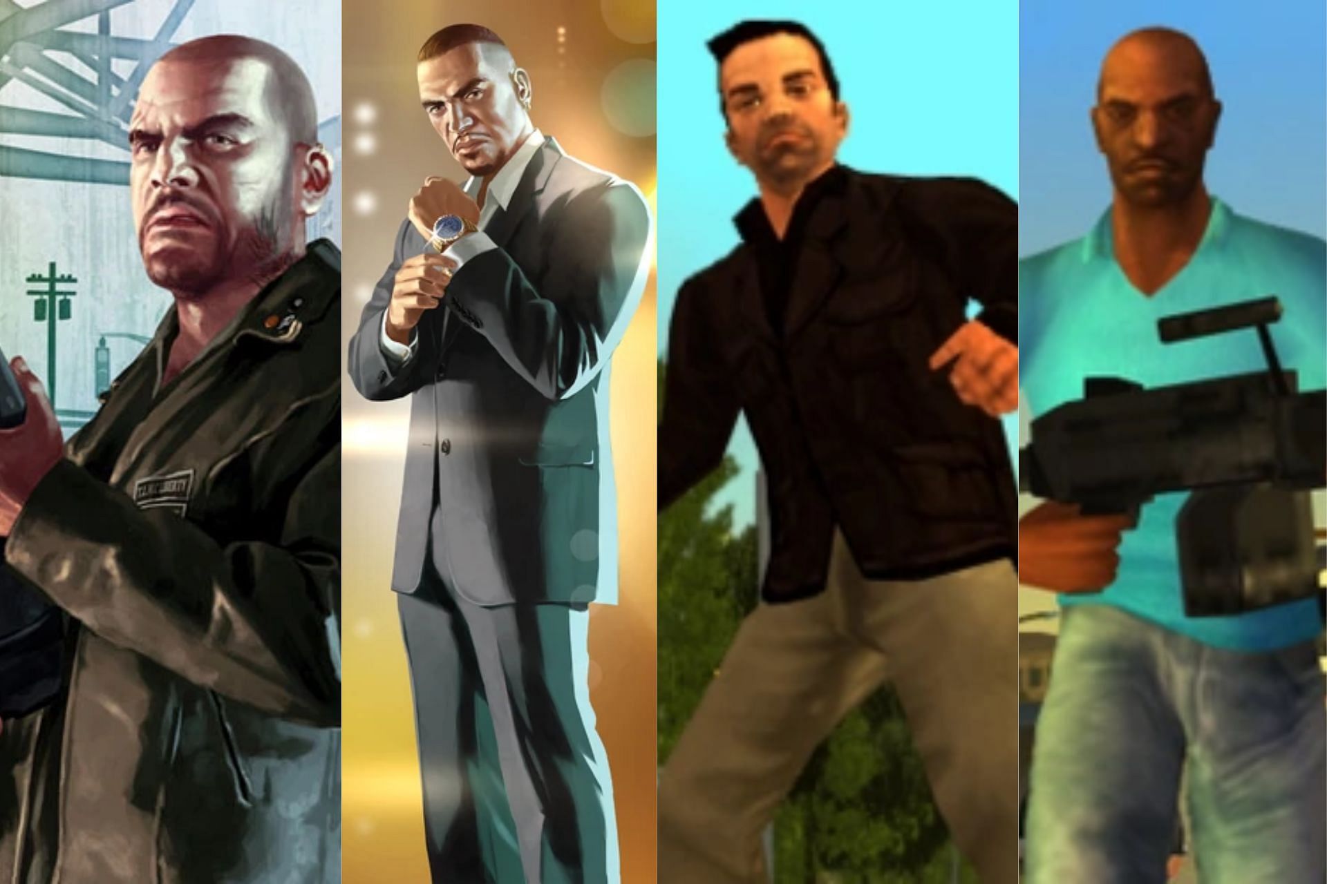 The similarities and differences between GTA 4 DLCs and PSP GTA games (Image via Sportskeeda)