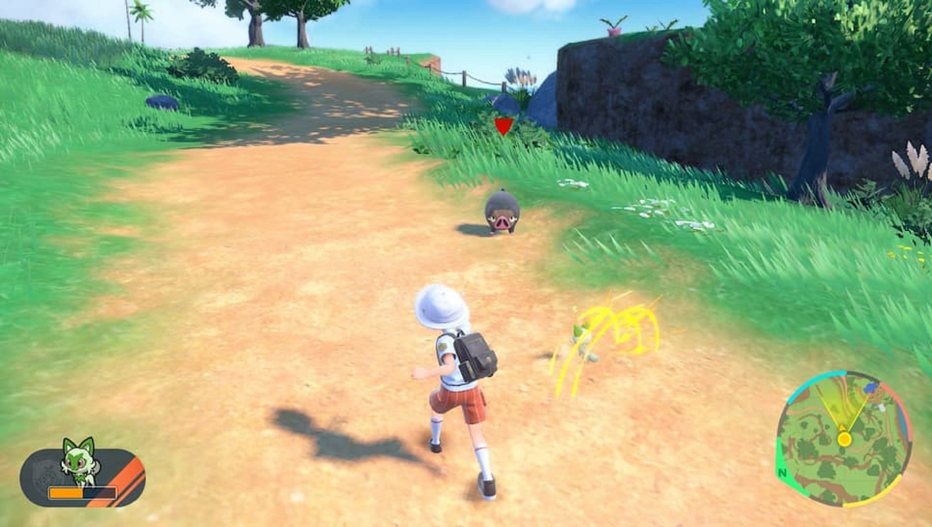 Training is made easier thanks to the new auto-battle function (Image via Game Freak)