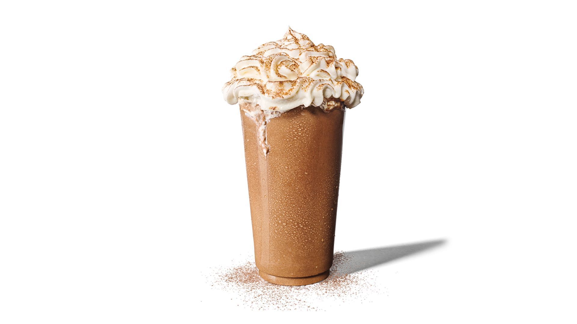 Regular-size serving of Frozen Hot Cocoa Shake (image via Jack in the Box)