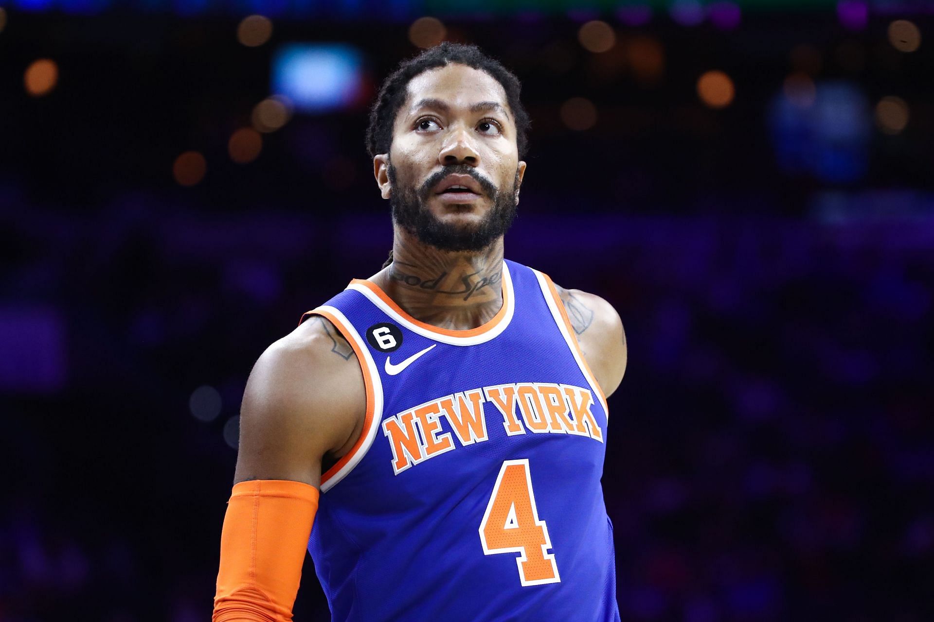 New York Knicks guard Derrick Rose
