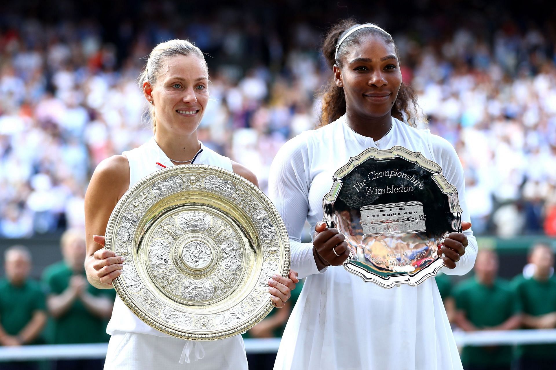 Angelique Kerber and Serena Williams - Wimbledon 2018