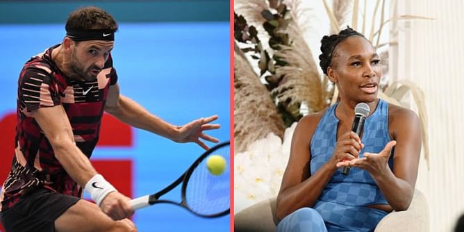 "Grigor Dimitrov teach me this move" - Venus Williams requests the Bulgarian to teach her his hotshot at the 2022 Vienna Open
