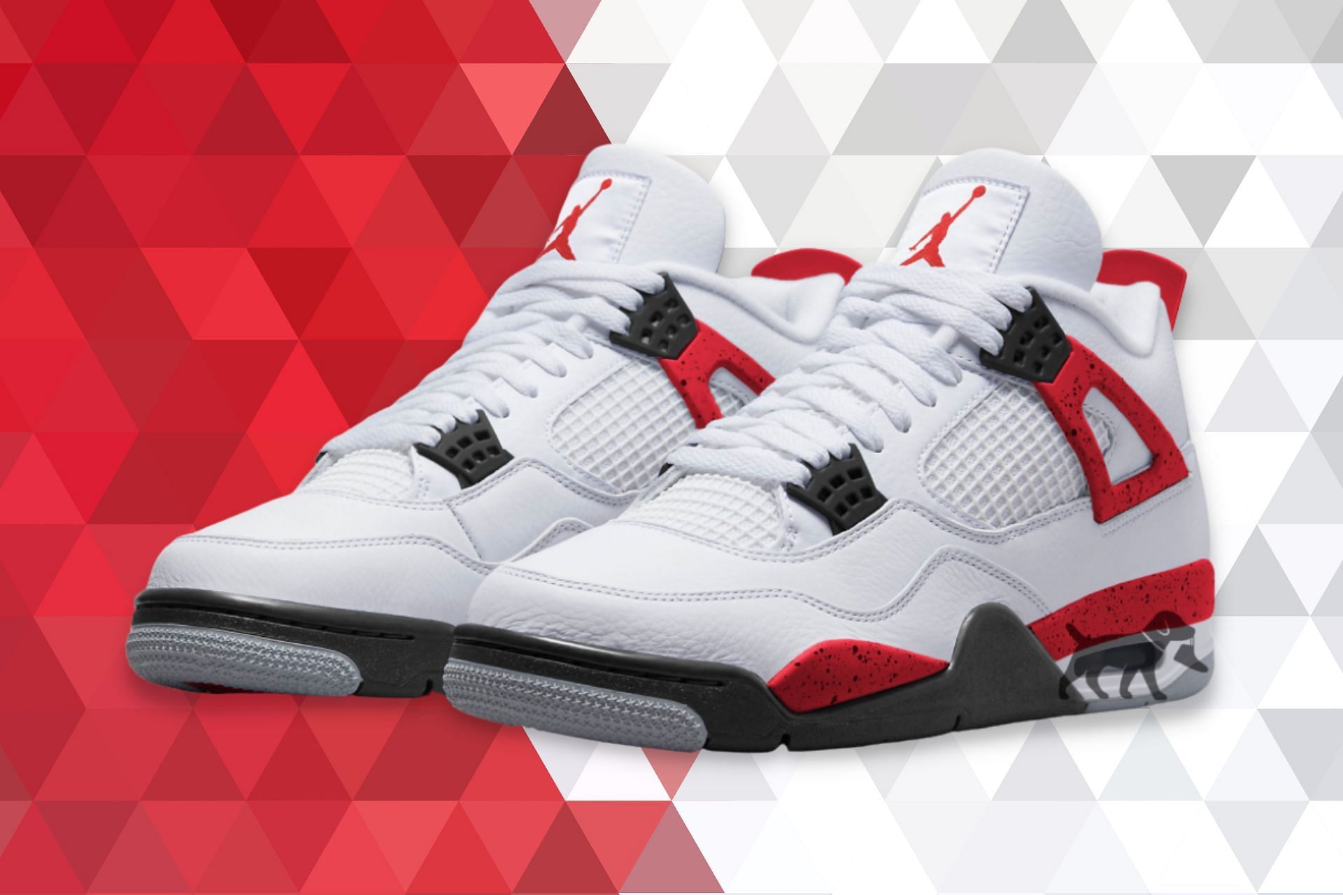 Take a closer look at the AJ4 Fire Red Twist colorway (image via Sole Retriever)