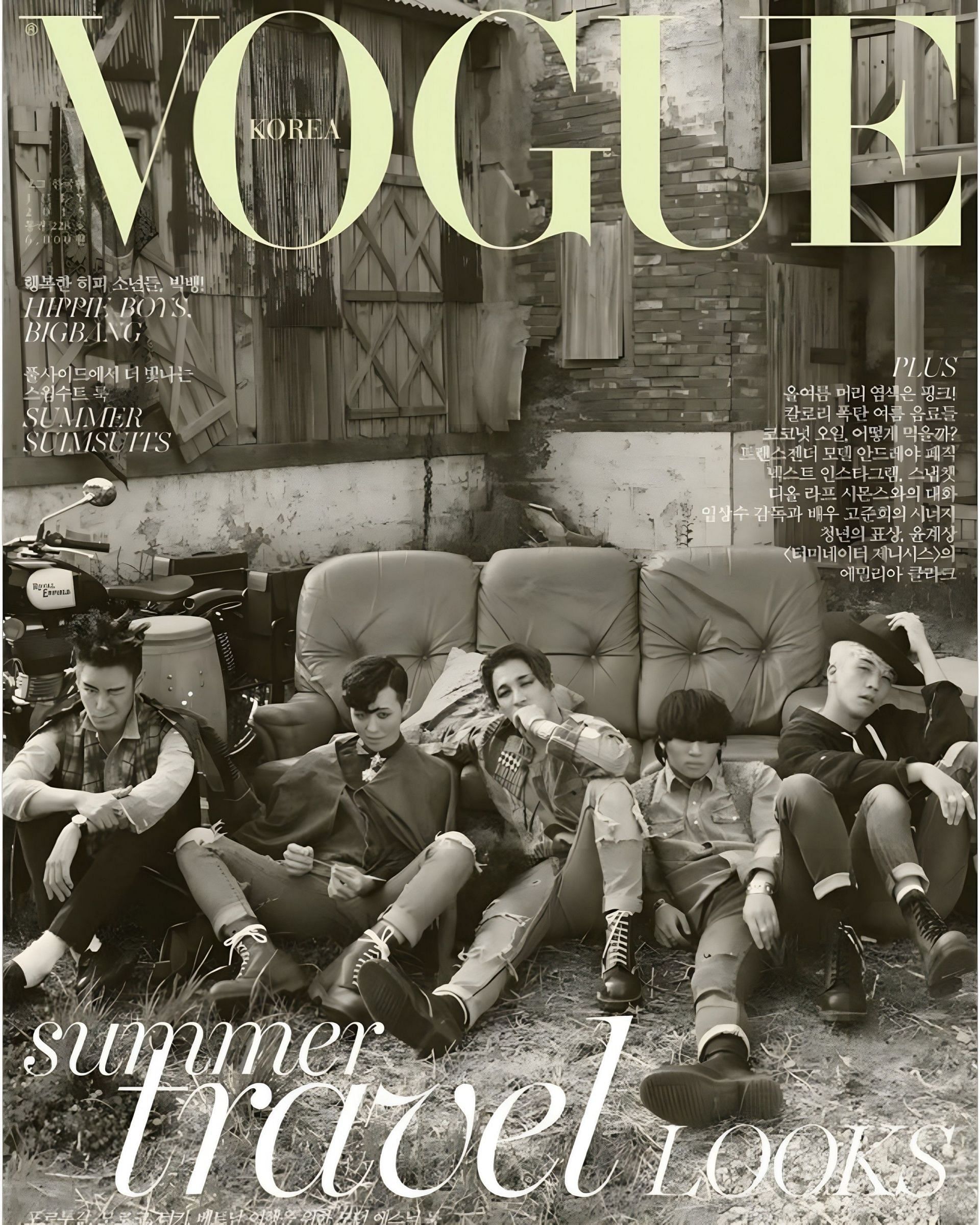 Six Covers of Vogue Korea 15th Anniversary