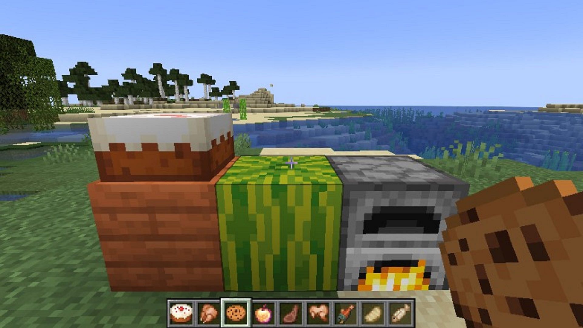 Keeping food in your inventory can avoid death by starvation (Image via Mojang)