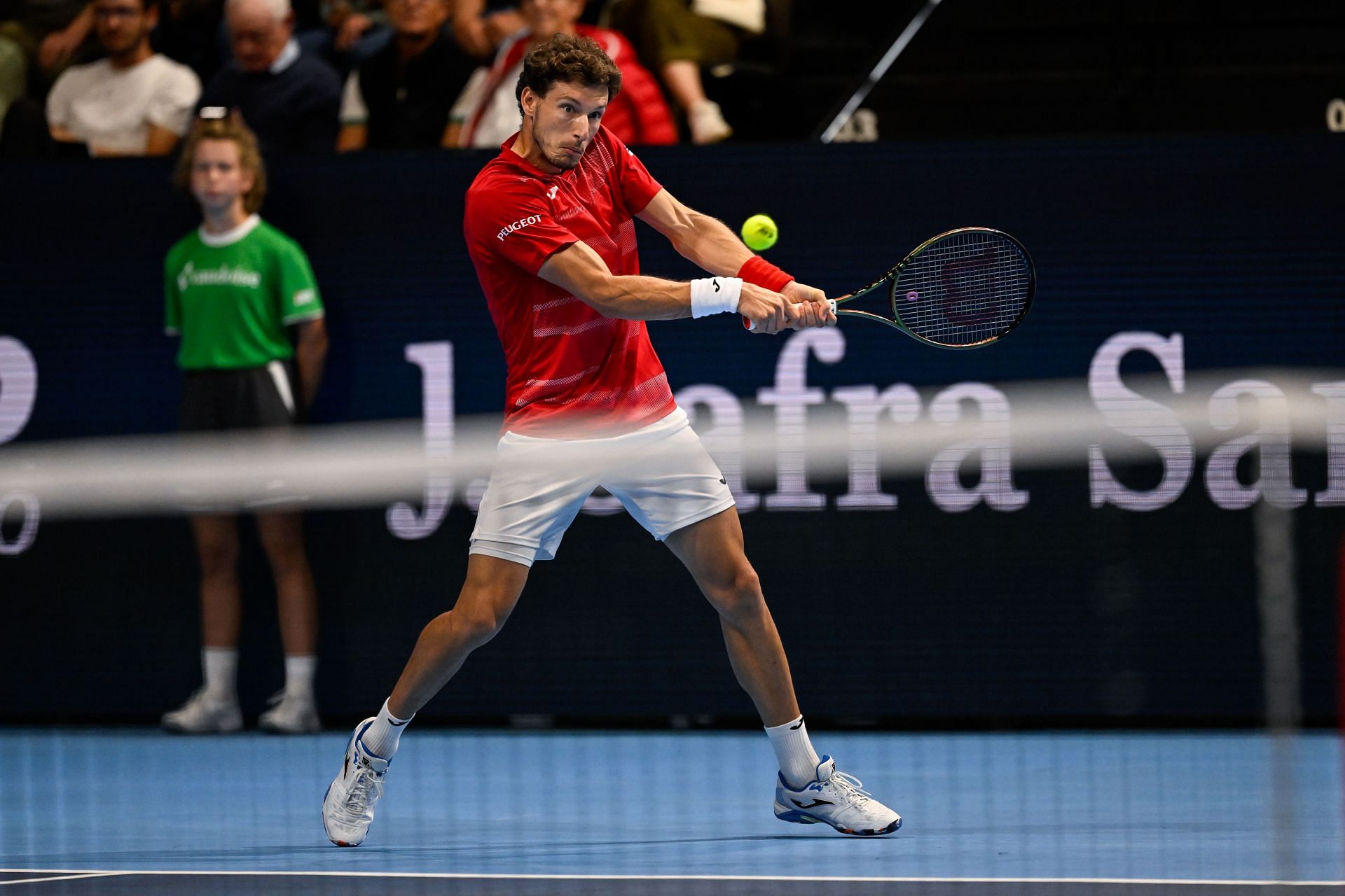 Pablo Carreno Busta at the 2022 Swiss Indoors.