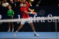 Pablo Carreno Busta at the 2022 Swiss Indoors.