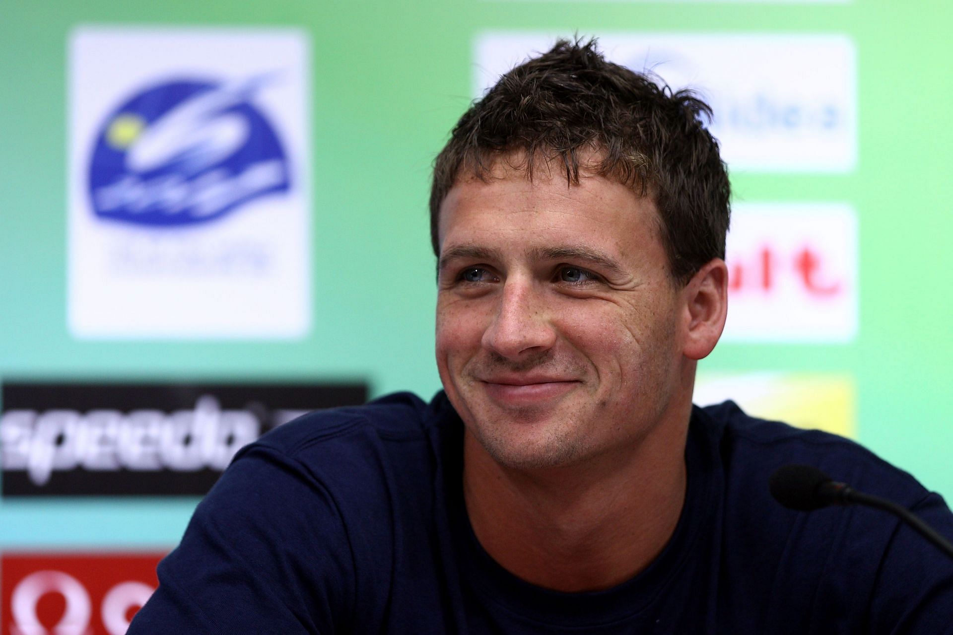 Ryan Lochte at the Team USA press conference in 2011