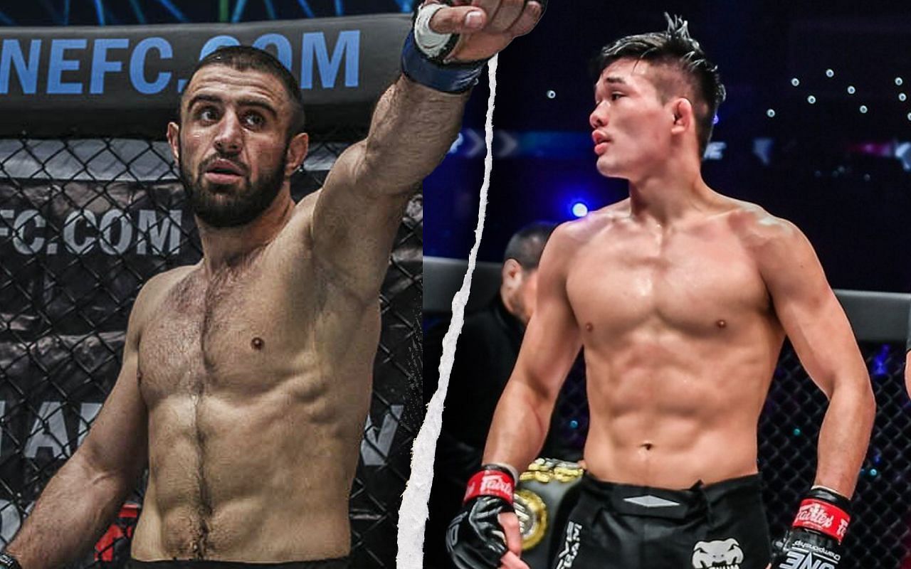 Kiamrian Abbasov (Left) will defend his welterweight championship against Christian Lee (Right)
