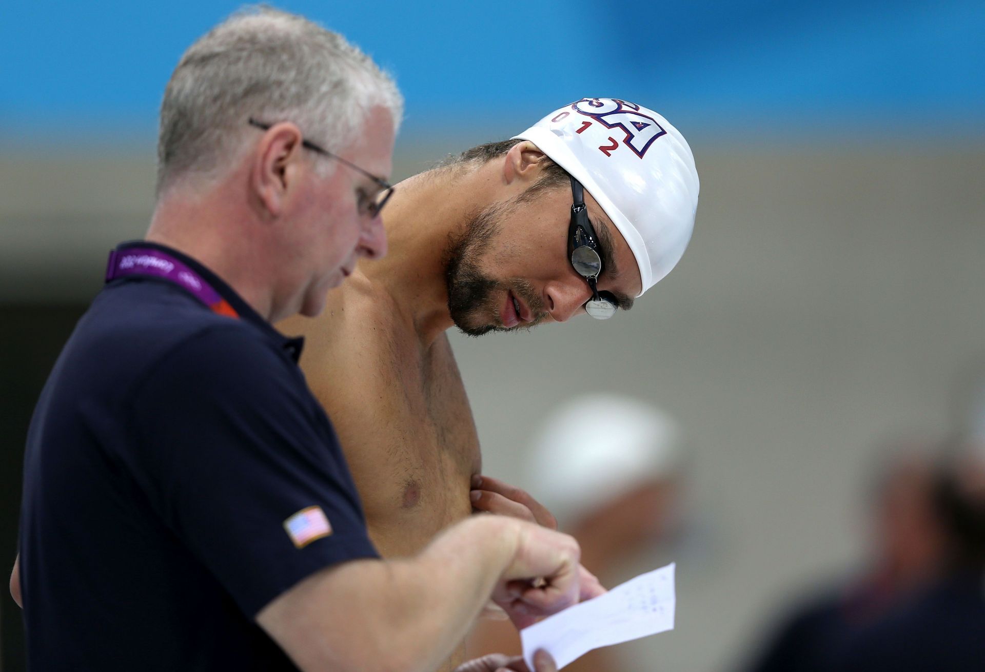 Michael Phelps and Bob Bowman