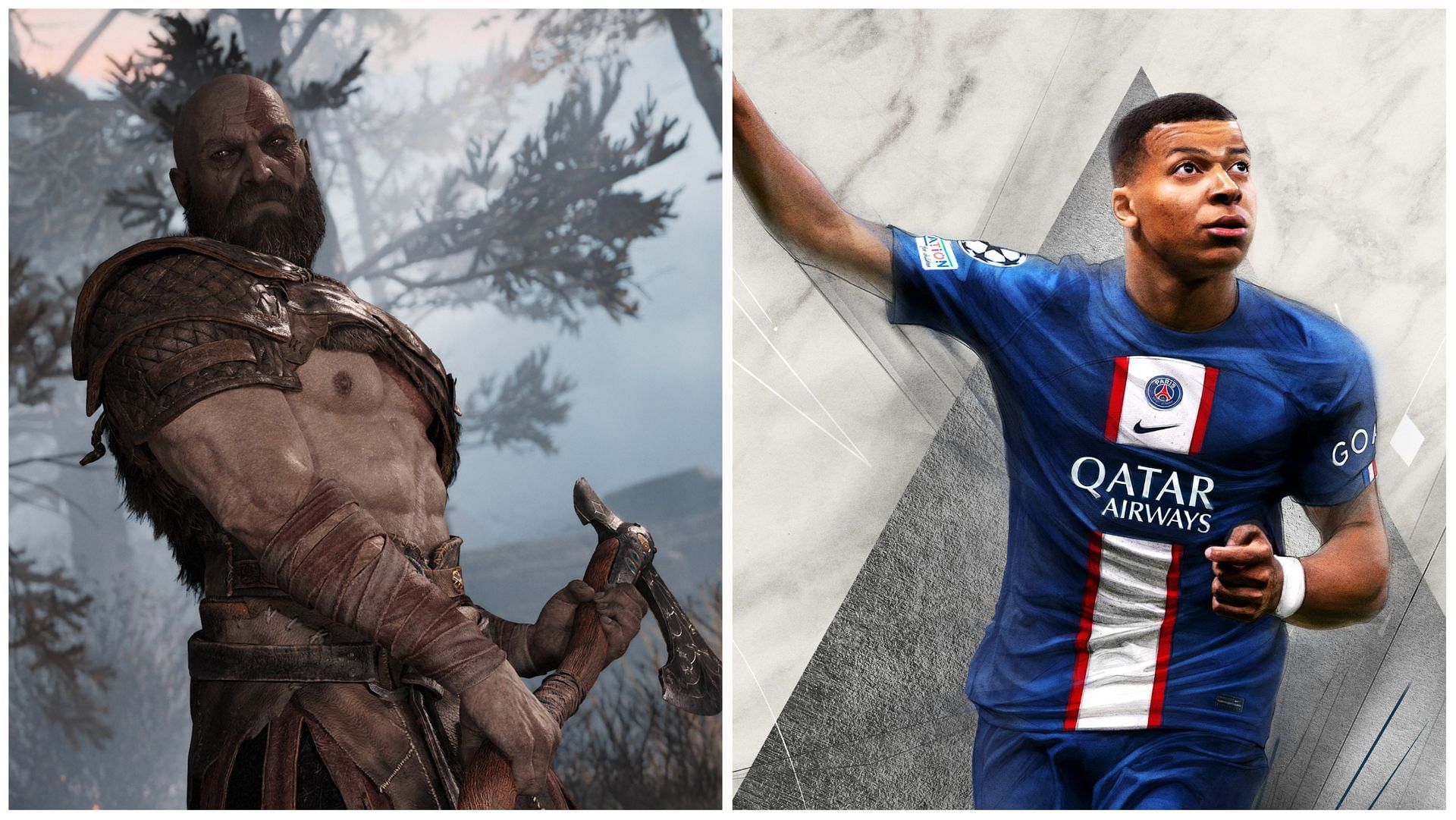 These are the best deals for PC gamers during this Black Friday (Images via Santa Monica Studios and EA Sports)