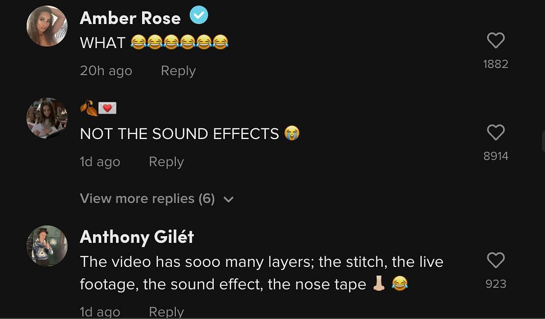 Sound effect added by TikToker crack up netizens. (Image via TikTok)