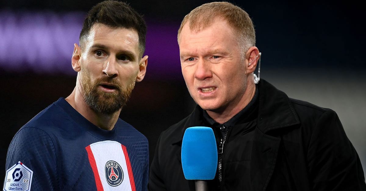 Paul Scholes has pointed the finger at Lionel Messi for Alejandro Garnacho