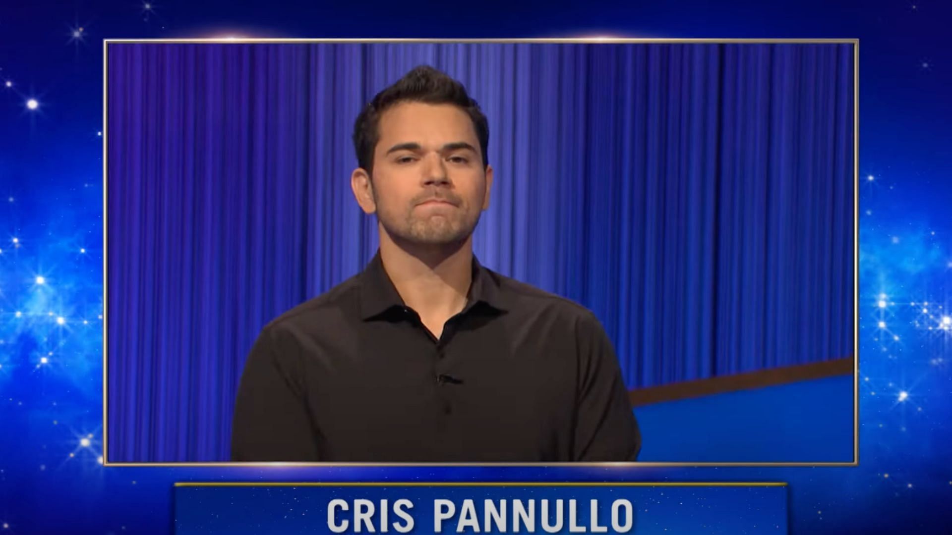 Cris Pannullo: tonight's winner (Image via Jeopardy)