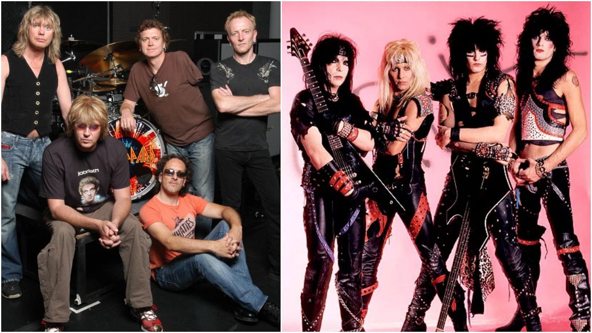 Def Leppard and Motley Crue have announced a pair of shows for Atlantic City. (Images via Getty)