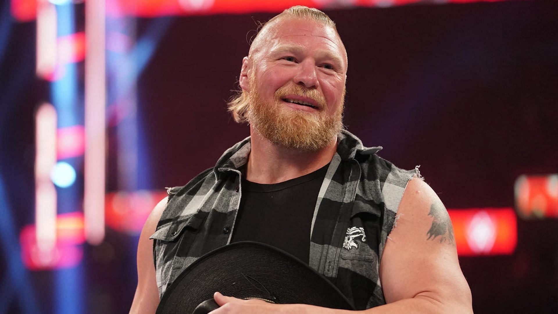 Brock Lesnar posed for a picture with a big name before Crown Jewel 2022