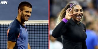 "I was a little scared because she can get a little bit grumpy sometimes" - Borna Coric jokes about not walking up to Serena Williams and greeting her during his early days on tour