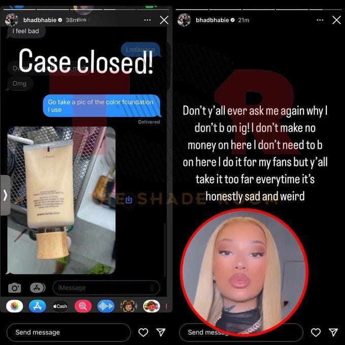 "How the tables turned" Clip of Bhad Bhabie resurfaces online amid