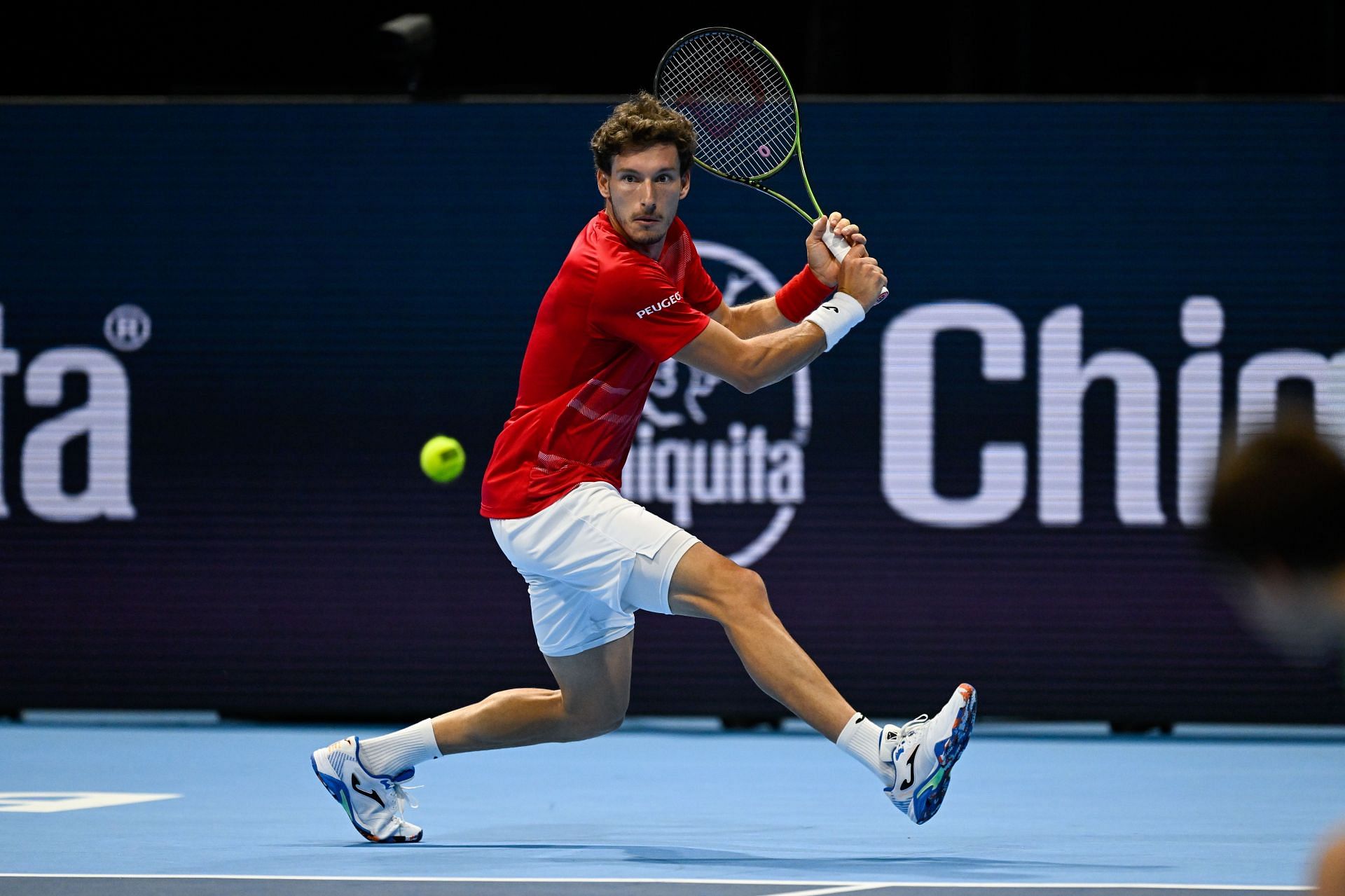 Pablo Carreno Busta at the 2022 Swiss Indoors.