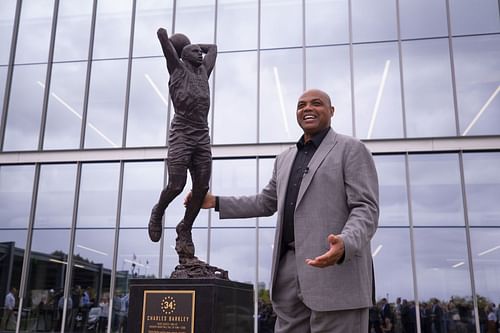 "Sir Charles" has his own statue outside the Philadelphia 76ers' practice facility.