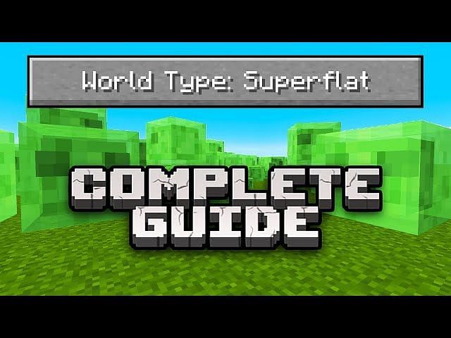 How to beat minecraft in a superflat world