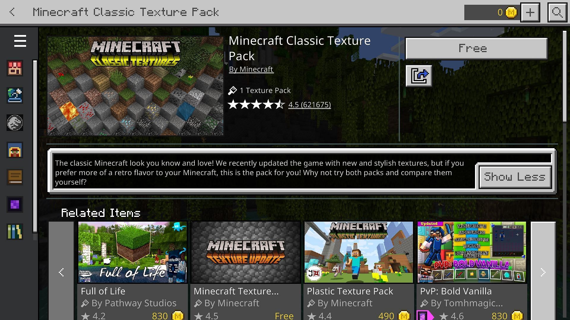 Does the Minecraft classic texture pack by Minecraft account for all blocks  and mobs? : r/Minecraft