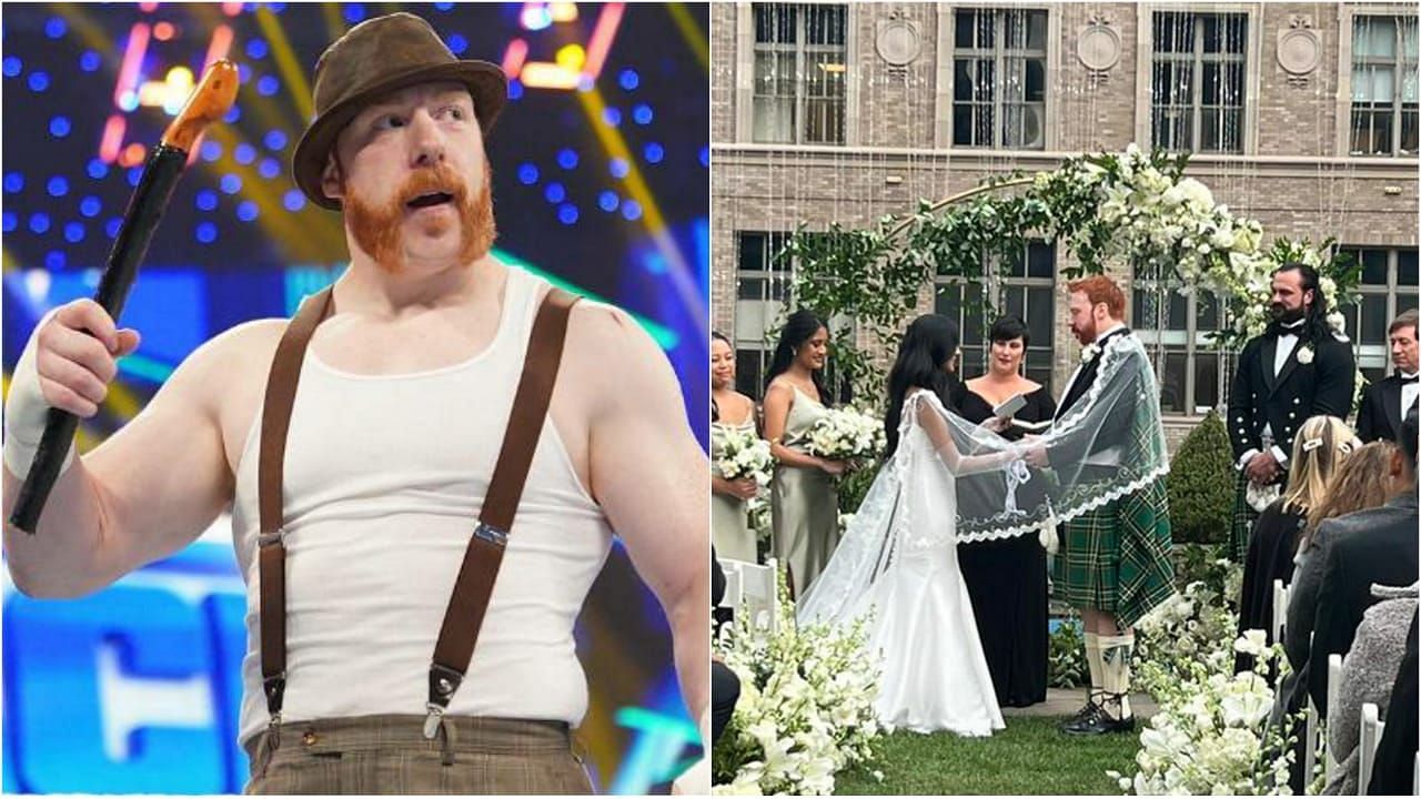 Meet WWE ace Sheamus' stunning new wife Isabella Revilla after their  star-studded wedding which included AEW rivals