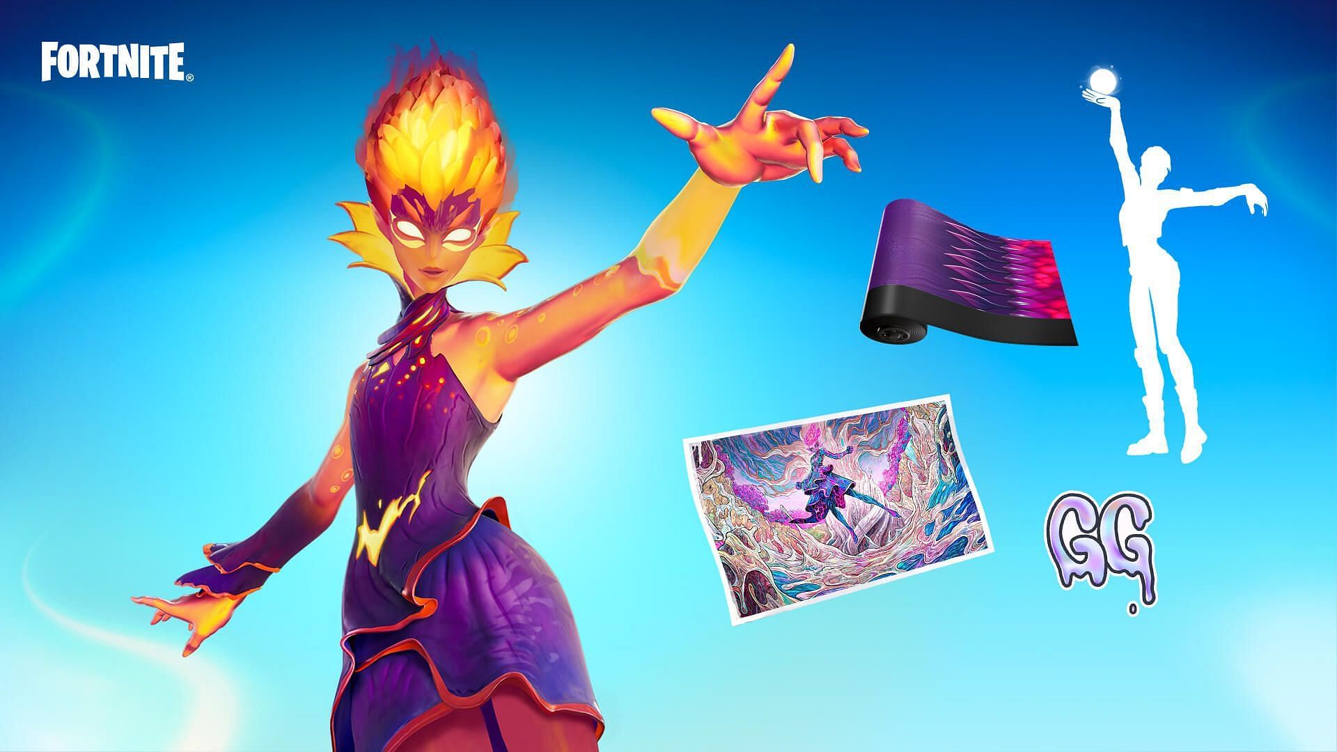 The Herald is a Battle Pass character and will not be available in the next season (Image via Epic Games)
