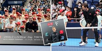 Watch: Best moments from Roger Federer's attendance at fan event in Tokyo ft. Kei Nishikori shedding a tear