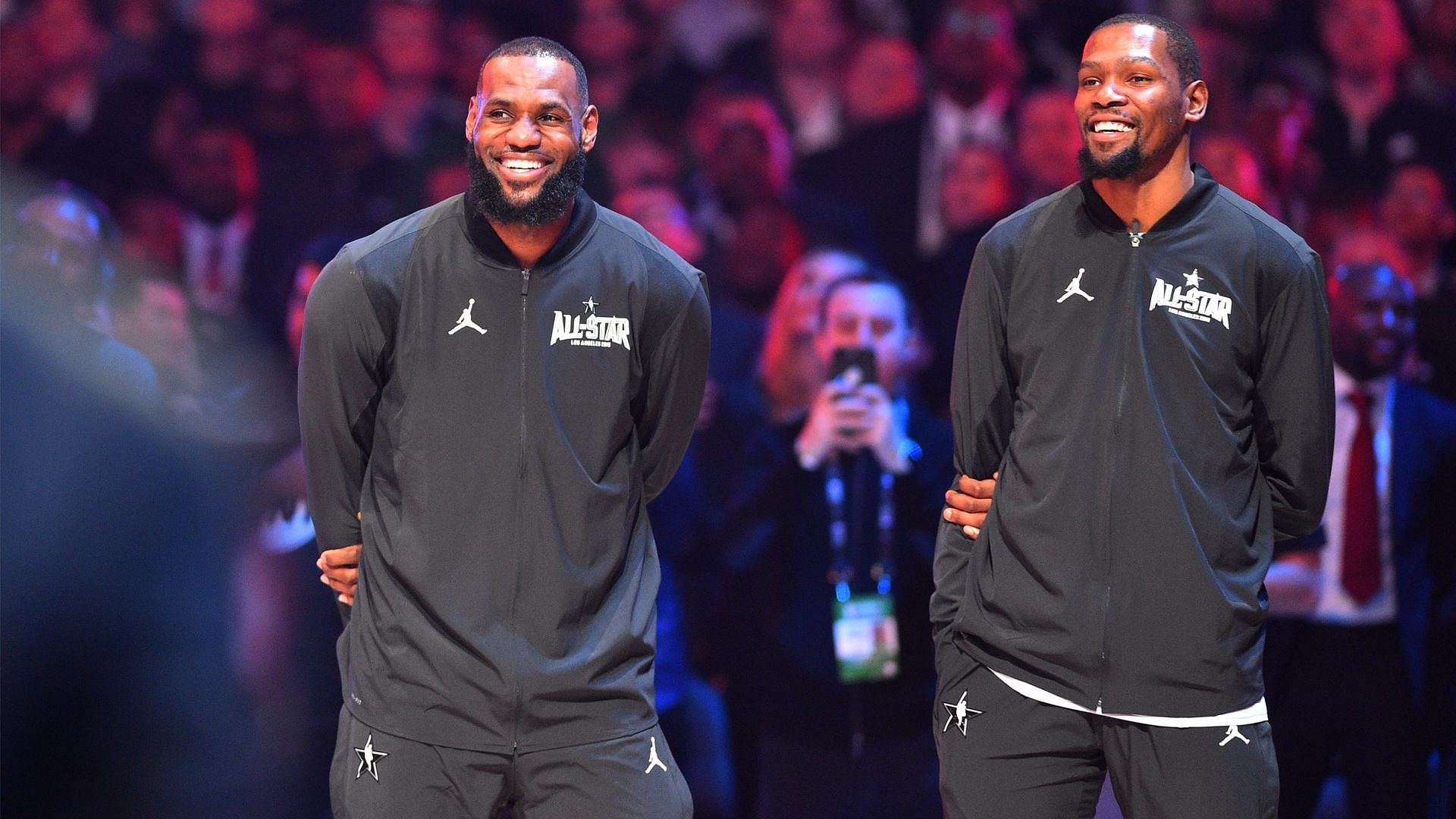 NBA superstar forward LeBron James and Kevin Durant