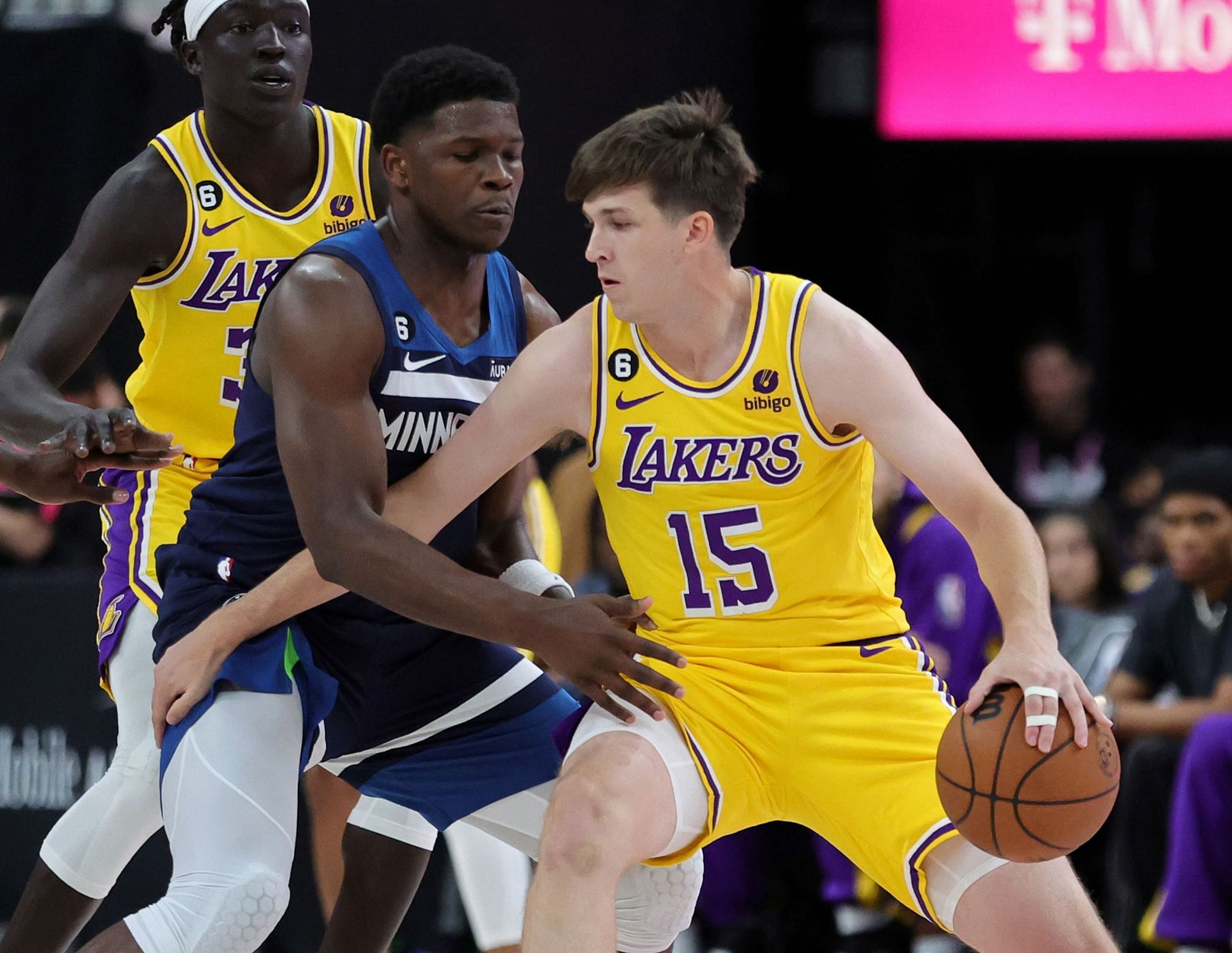 LA Lakers shooting guard Austin Reaves.