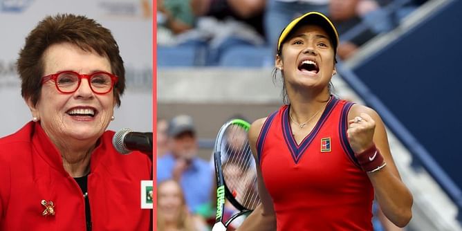 “I hope everybody just backs up, it’s like she has no breathing room" - Billie Jean King on Emma Raducanu