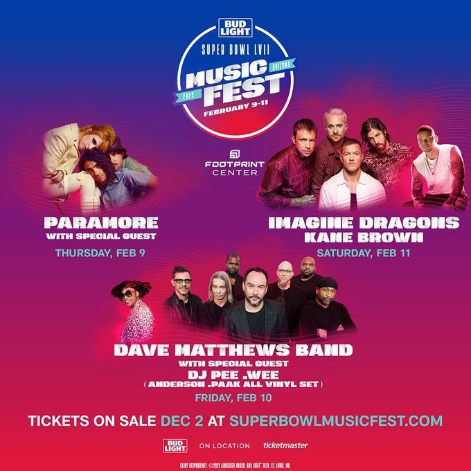 Bud Light Super Bowl Music Fest 2023: Tickets, presale, lineup, dates and  more