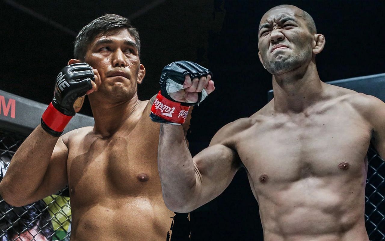 (left) Aung La N Sang and (right) Yushin Okami [Credit: ONE Championship]