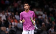 Felix Auger-Aliassime at the 2022 Paris Masters.